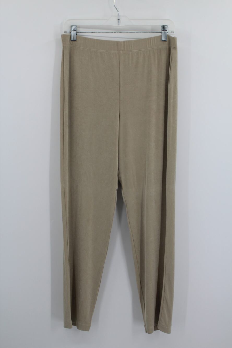 Chico's 1R Travelers Slinky Pants Beige